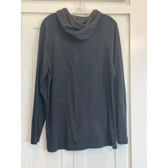 Goodthreads Gray hoodie men's Large Tall - Picture 2 of 7